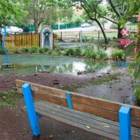 The playground at Milton Park, 28 January 2013.