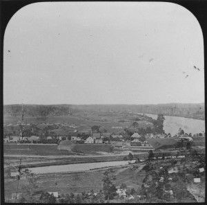 Brisbane's first water supply: the Roma Street Reservoir, ca. 1862 (John Oxley Library, State Library of Queensland, Neg: 147714)