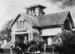 'Dunmore', residence of the late Robert Cribb, 1886 (State Library of Queensland, Negative number: 16165)