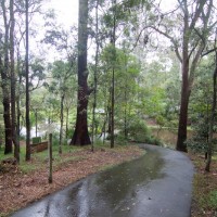 Approaching the ornamental ponds in the south-east corner of the Fernberg grounds