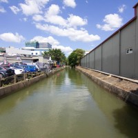 Miton Drain viewed from Kilroe Street