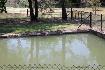 Milton Drain at high tide on 12 January 2013.