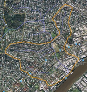 The Milton section of the Western Creek catchment