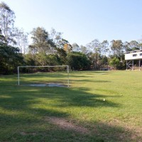 The sportsfield of Rainworth State Primary School