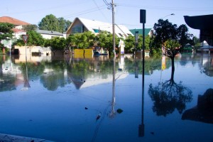 Rosalie Village during the January 2011 flood