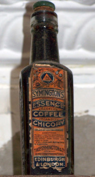 A bottle of Symington's essence of coffee and chicory